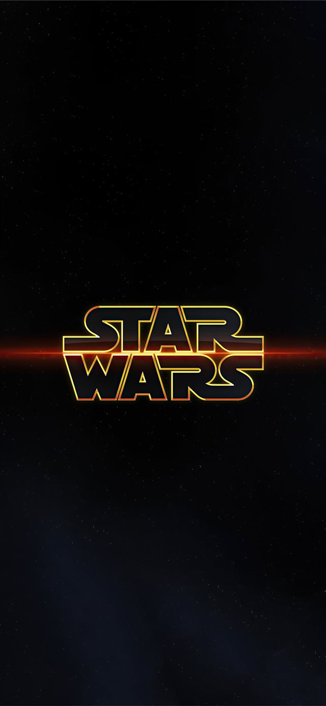 star wars logo 4k iPhone 11 wallpaper 