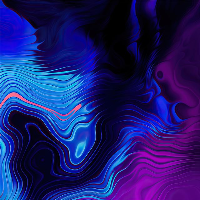 swirls abstract art iPad wallpaper 