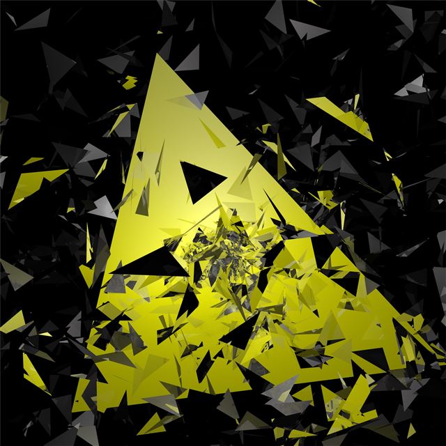 triangle broken glass abstract 5k iPad Pro wallpaper 