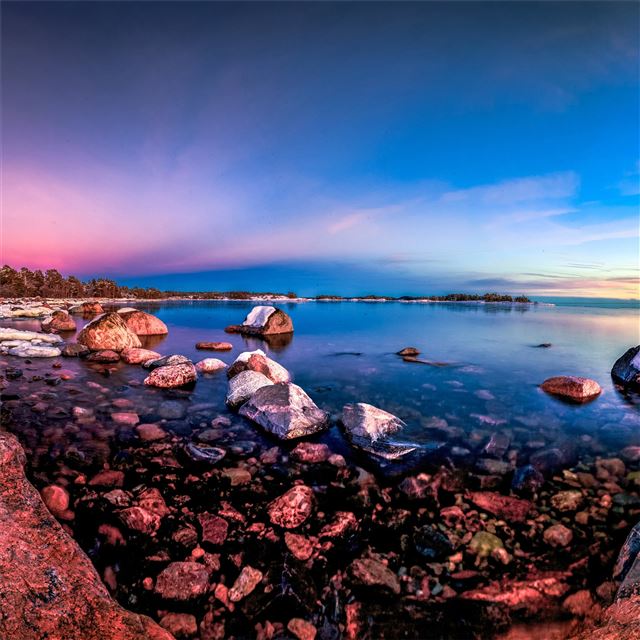 vibrant nature ocean 4k iPad Pro wallpaper 