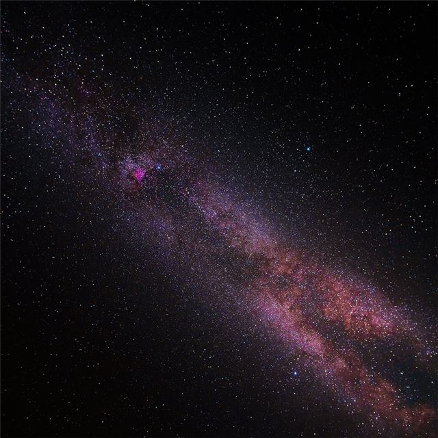 galaxy universe stars milky way 5k iPad Pro wallpaper 