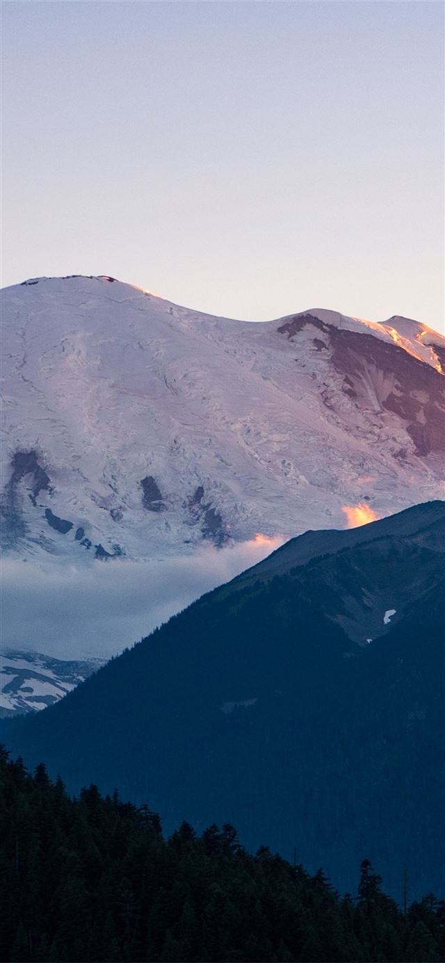 Glacier Sunset Mountains Iphone X Wallpapers Free Download