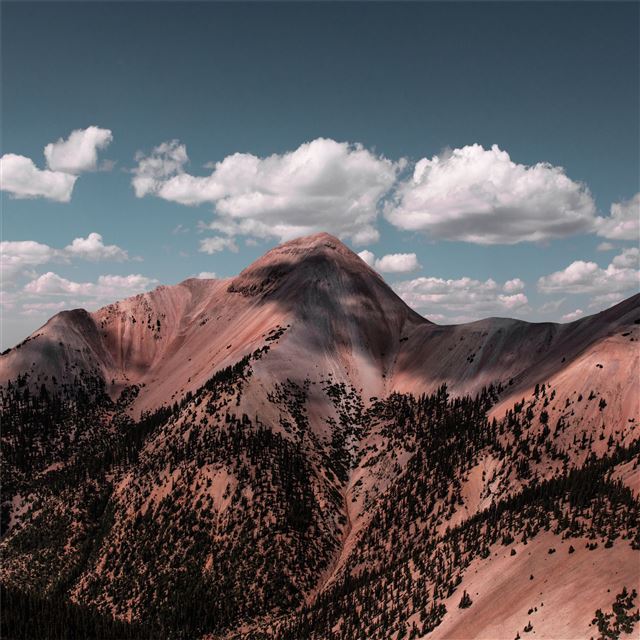 mountain alpine clouds 8k iPad Pro wallpaper 