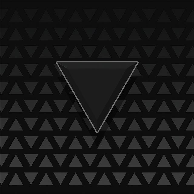triangle dark black 4k iPad Air wallpaper 