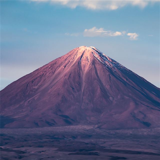 volcano chile 5k iPad Pro wallpaper 