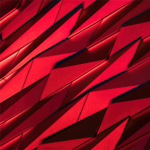 red sharp shapes texture 4k iPad wallpaper 