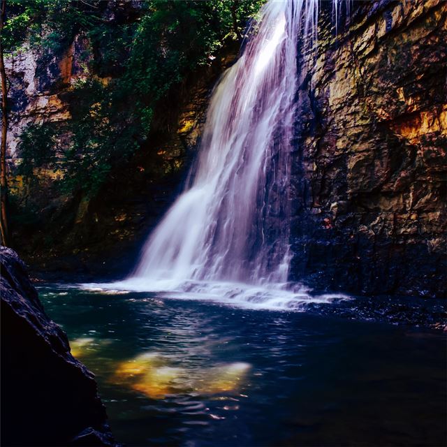 waterfall scenery 5k iPad Air wallpaper 