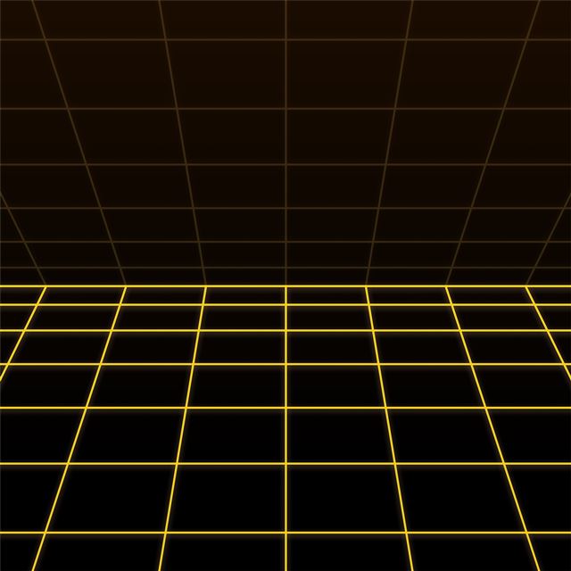 grid yellow 5k iPad wallpaper 
