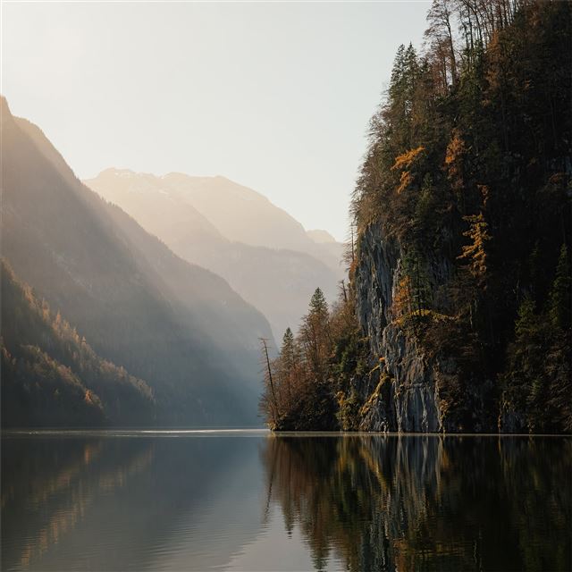 koenigssee lake in germany 5k iPad Pro wallpaper 
