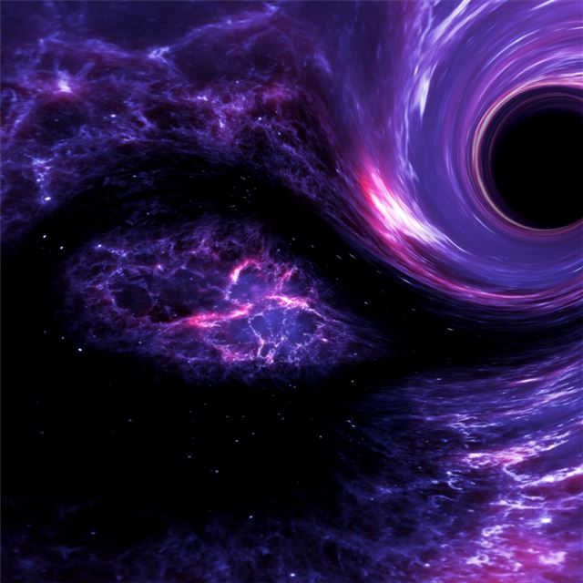 abstract galaxy universe deep space nebula 5k iPad Pro wallpaper 