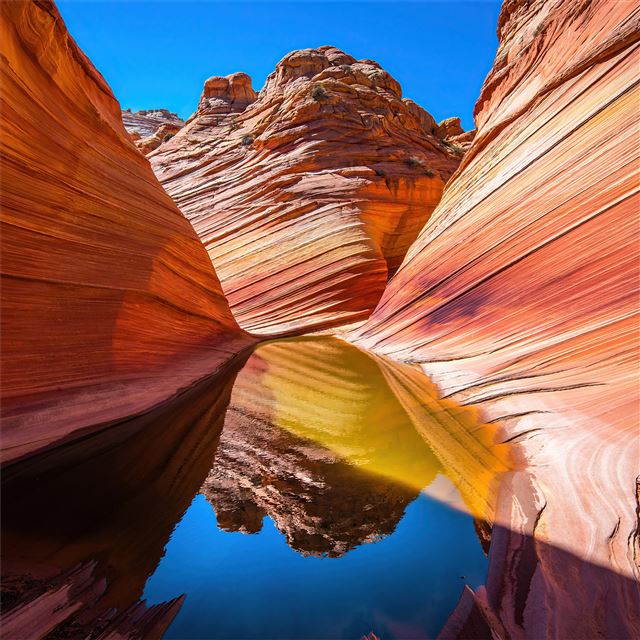 canyon arizona reflection 5k iPad Pro wallpaper 
