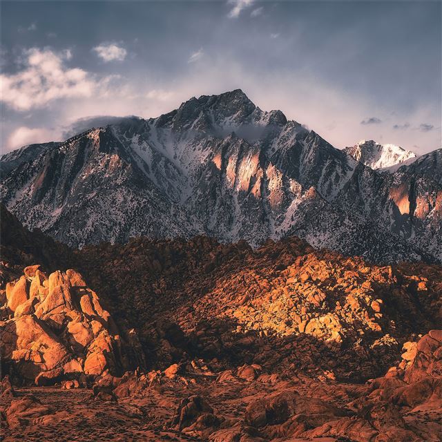 landscape mountains 4k iPad Air wallpaper 