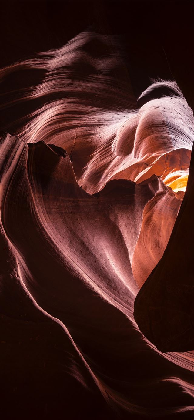 low angle photo of cliff iPhone 8 wallpaper 