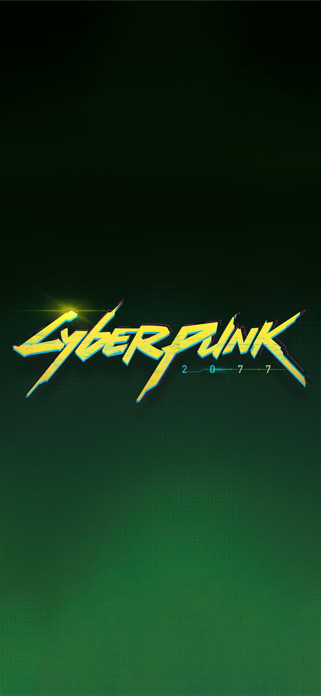 cyberpunk 2077 logo 5k iPhone 11 wallpaper 