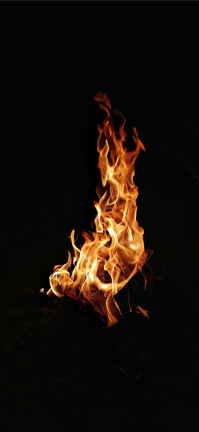 red flame iPhone 11 wallpaper 