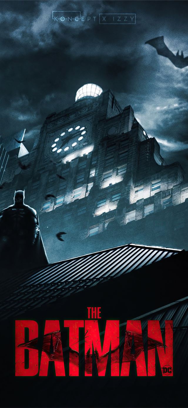 the batman 2022 fanart iPhone 11 wallpaper 
