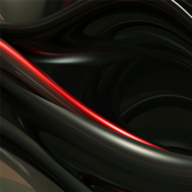 render shapes abstract red 4k iPad Pro wallpaper 