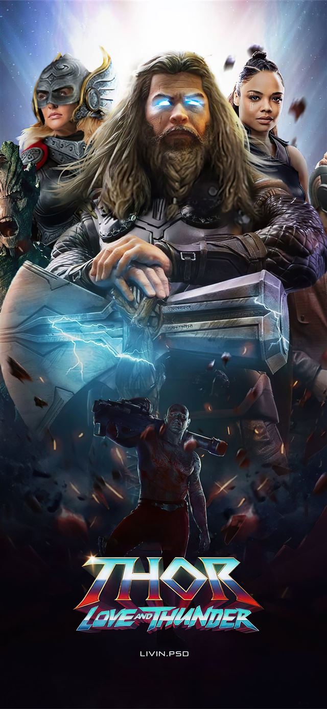 thor love and thunder movie 2022 iPhone 11 wallpaper 