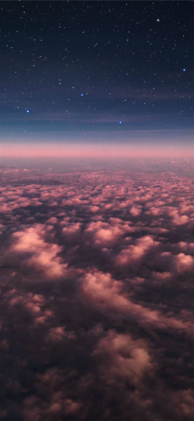 aerial photo of clouds iPhone 11 wallpaper 
