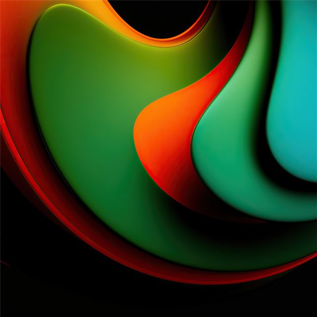 abstract new shapes 4k iPad Pro wallpaper 
