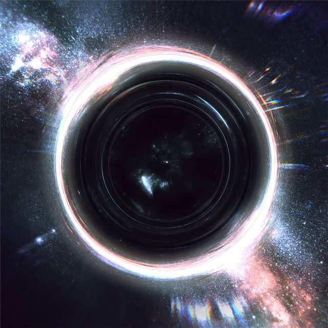 black hole abstract 4k iPad Pro wallpaper 