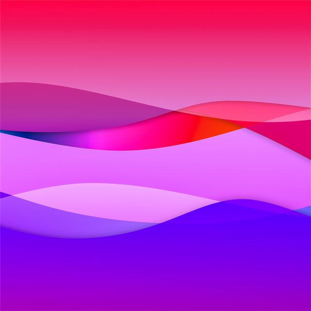 bright colour waves 8k iPad wallpaper 