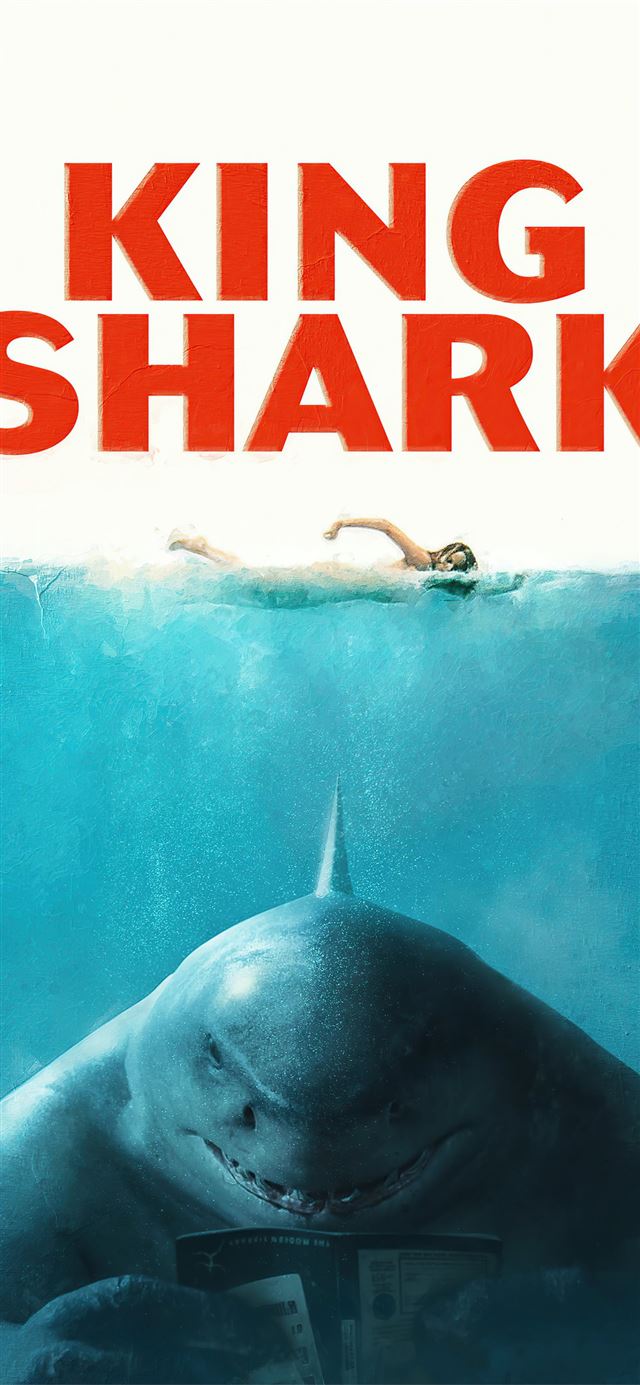 king shark x jaws iPhone 11 wallpaper 
