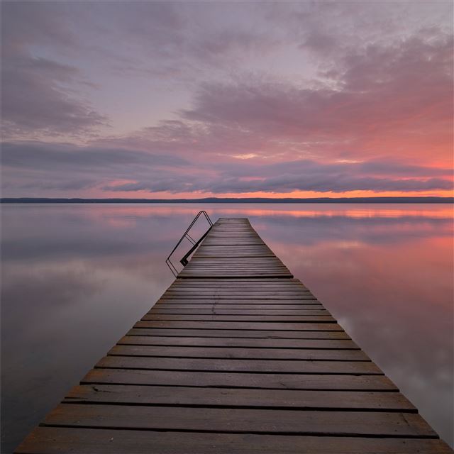 mirror dawn sunset 5k iPad Pro wallpaper 