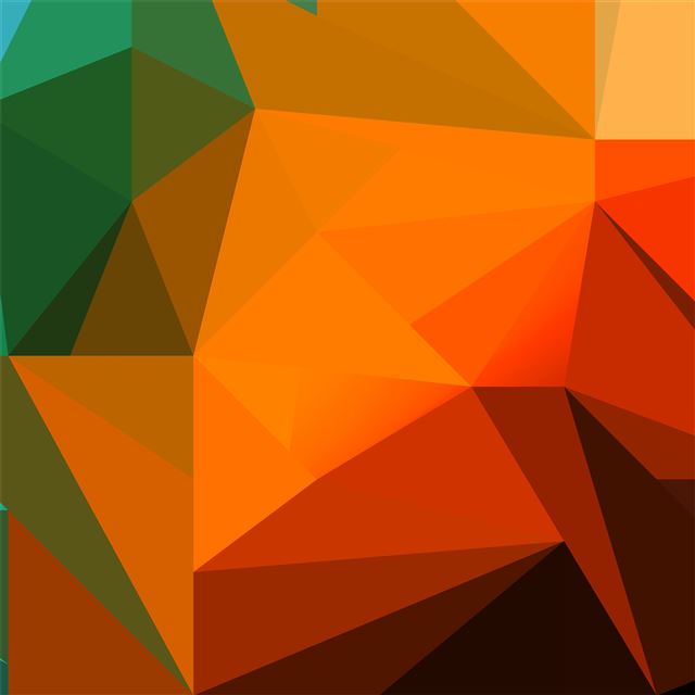 polygon colorful shapes 8k iPad Pro wallpaper 