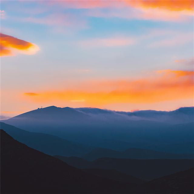 beautiful morning landscape scene 5k iPad Pro wallpaper 