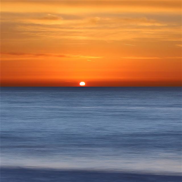 calm sunset 5k iPad Air wallpaper 