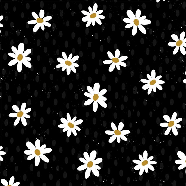 daisy flower pattern abstract 4k iPad Pro wallpaper 