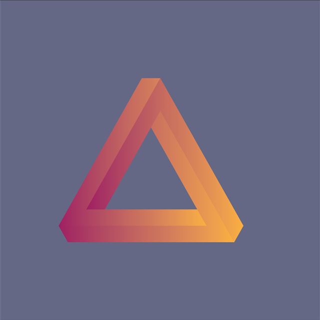 penrose triangle iPad Pro wallpaper 