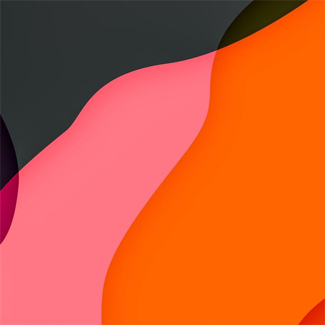 bright orange and dark abstract 8k iPad Pro wallpaper 
