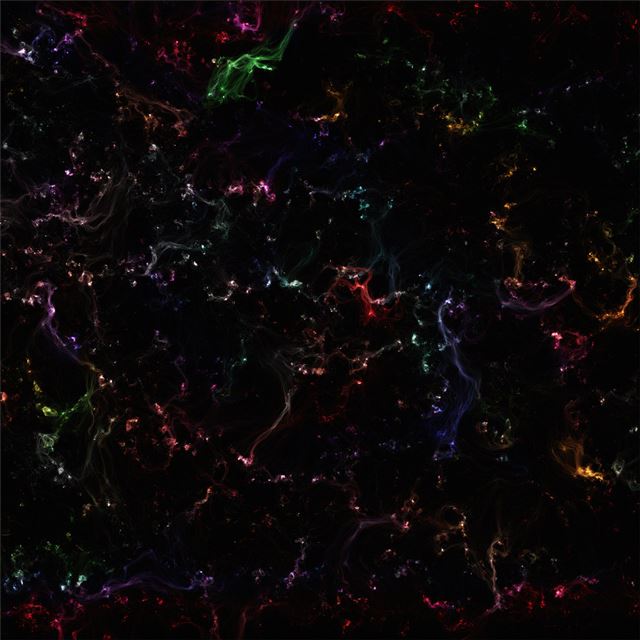 galaxy colorful stars abstract 4k iPad wallpaper 