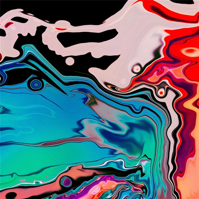 paint splash abstract 8k iPad Pro wallpaper 