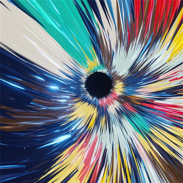 colorful digital abstract art 4k iPad Pro wallpaper 